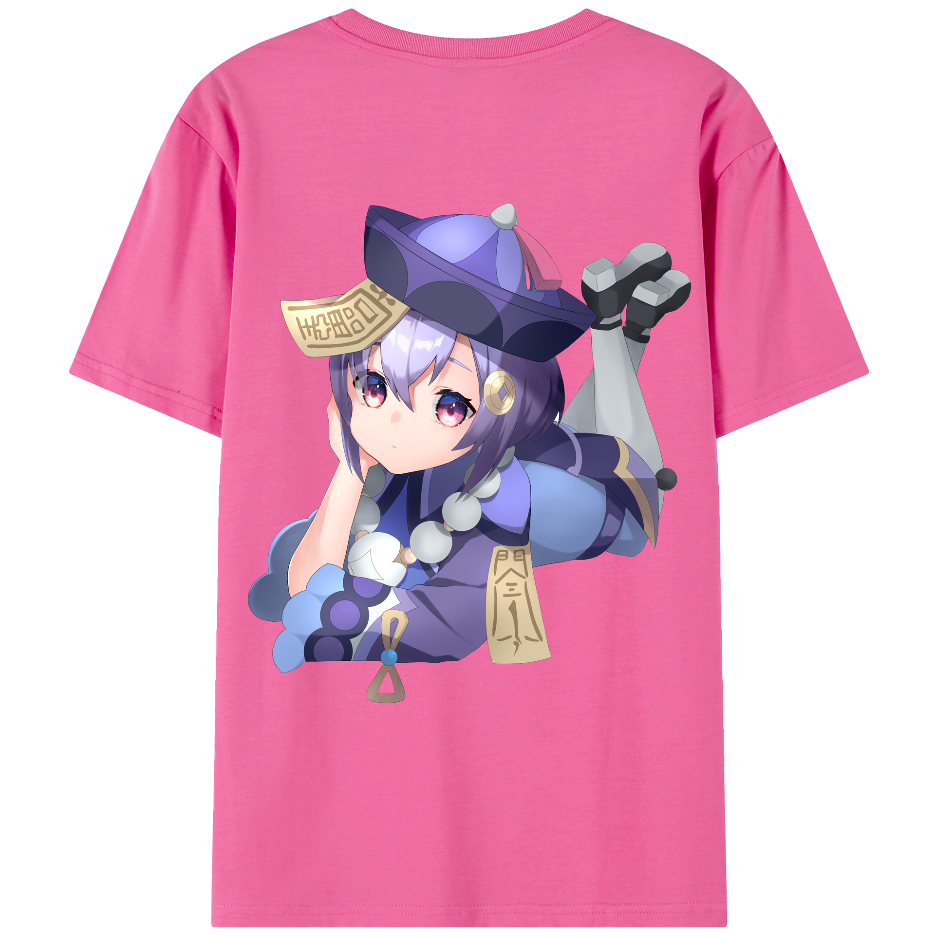 げんし神 七七 なな  genshin Nana レディース半袖Tシャツ(バックプリント)